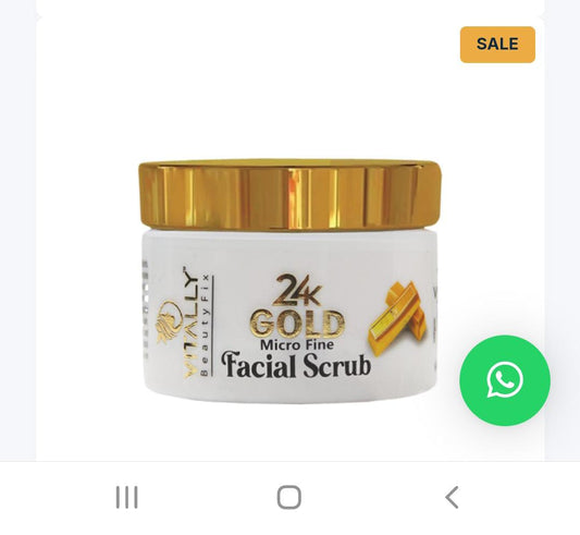 VITALLY FACIAL SCRUB 24K GOLD